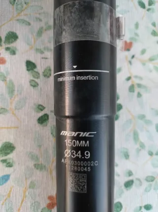 Tija XFusion Manic 150mm 34.9