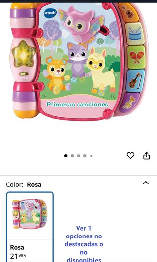 VTech-Baby Primeras Canciones, Libro Interactivo