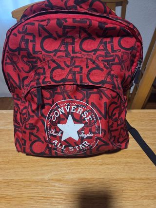 Mochila Converse Roja Estampada
