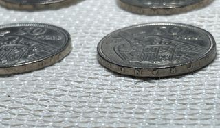 6 Monedas 50 Pesetas Franco 1957