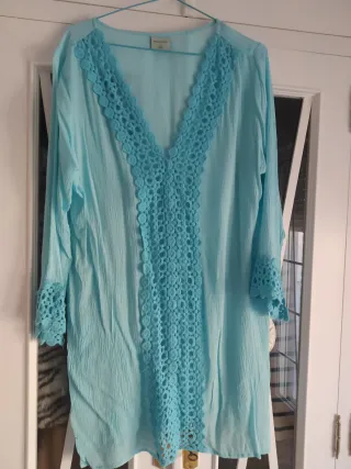 Vestido Naf Naf azul talla XXL