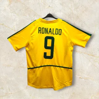 Camiseta de Fútbol R9 Brasil Local 2002 | Talla L
