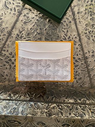 Tarjetero Goyard Blanco