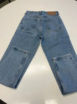 Calças Zara Azuis Usadas