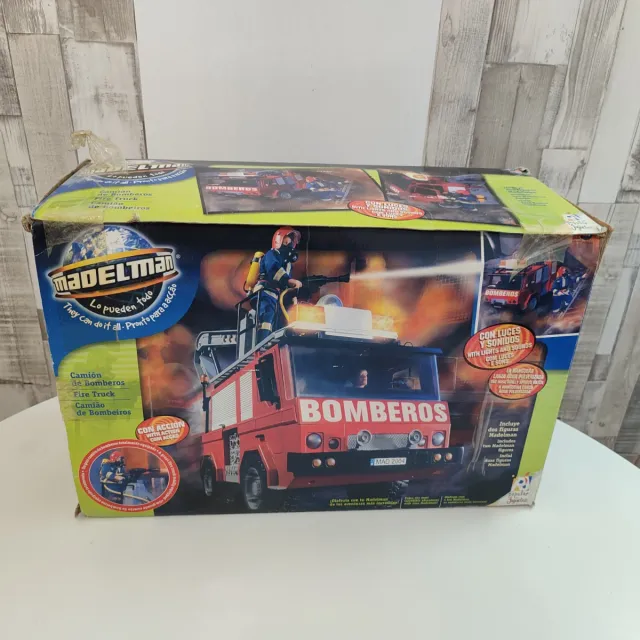 Camión Bomberos Madelman con Figuras