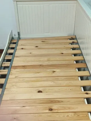 Cama nido blanca Ikea con cajones