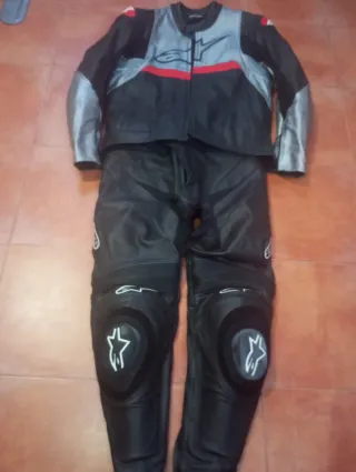 Traje de moto de cuero Alpinestars