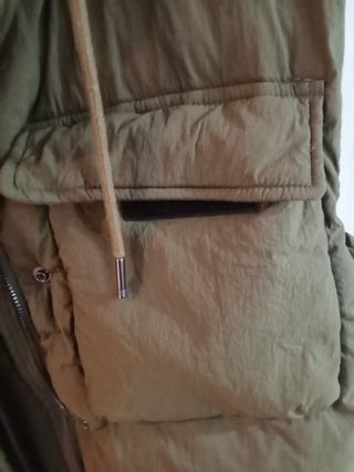 Chaleco overside acolchado capucha Pull&Bear Una M