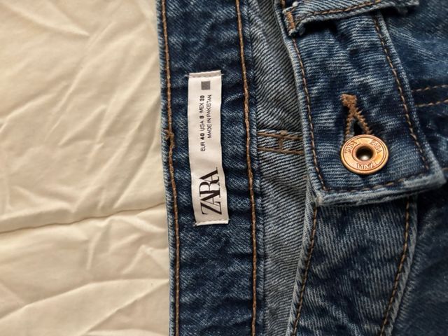 Vaqueros Zara Tiro Alto Wide Leg