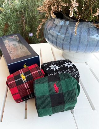 Caja Regalo  3 Calcetines Polo Ralph Lauren
