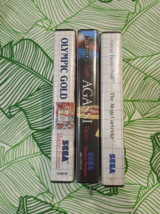 Pack SEGA Master System: Agassi, Olympic Gold, Gre