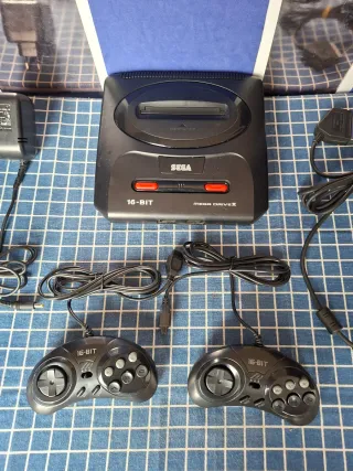 MEGADRIVE 2 ORIGINAL COMPLETA 2 MANDOS. 