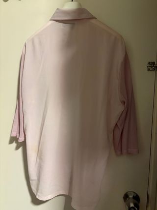 Blusa Gabrielelle rosa con cremallera y pedrería