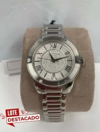 Reloj Saint Honoré Plata y Blanco Mujer.