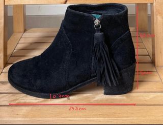 Botas tacón Fórmula Joven negras