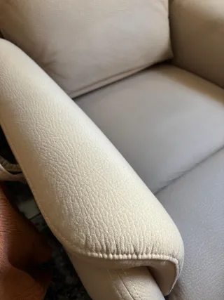 Sillón abatible seminuevo beige