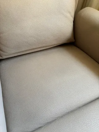 Sillón abatible seminuevo beige