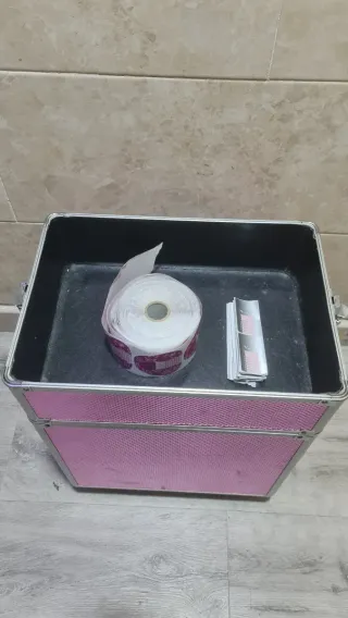 Maletín esteticista rosa