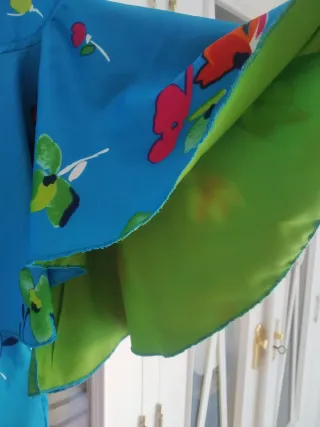 Vestido Almatrichi floral azul