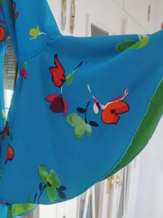 Vestido Almatrichi floral azul