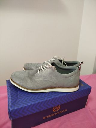 Zapatos de vestir Roberto Bassi grises