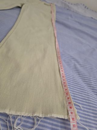 Bershka Vaqueros Verde Talla 38