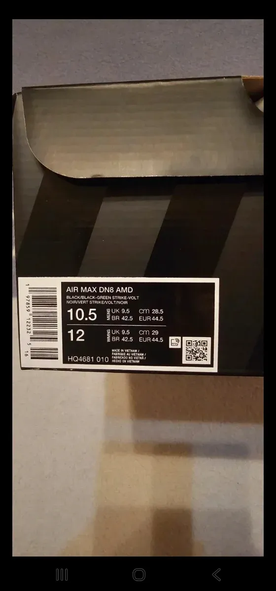 Nike Air Max DN8 Negro Amarillo