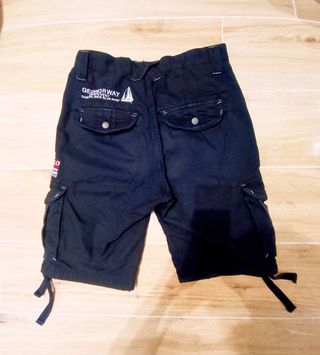 Pantalone cargo corto GEONORWAY nero
