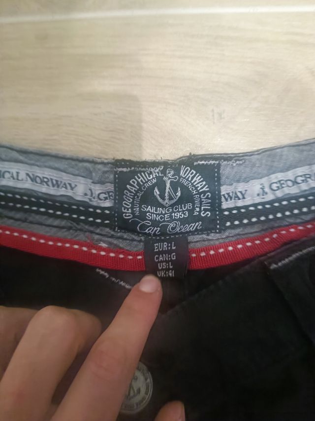 Pantalone cargo corto GEONORWAY nero