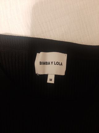 Jersey Bimba y Lola canalé negro