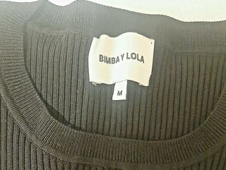 Jersey Bimba y Lola canalé negro