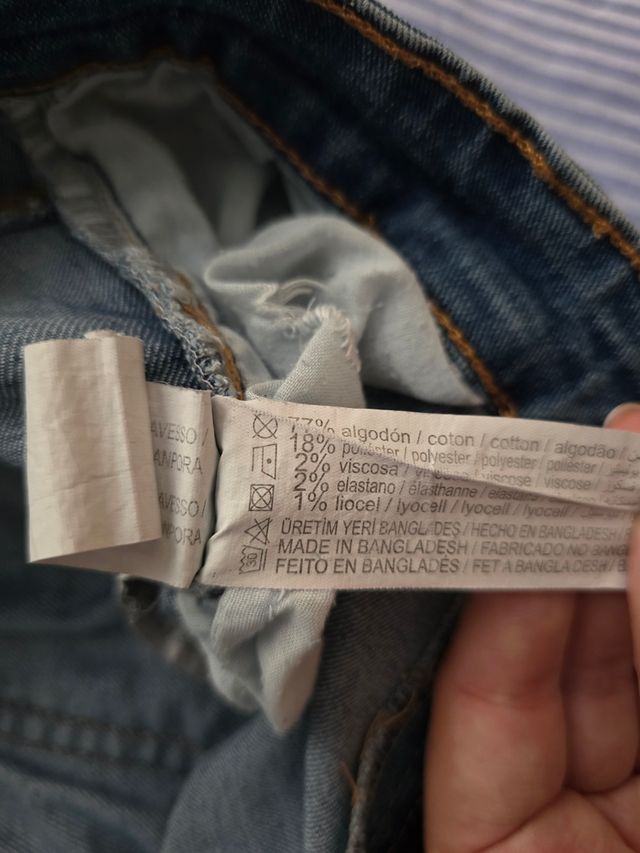 Vaqueros pitillo Lefties talla 38