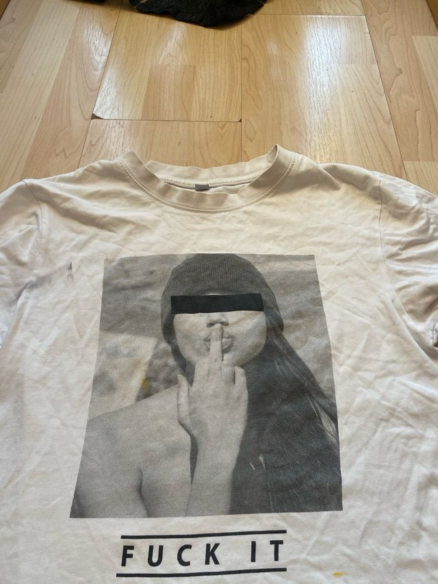 Camiseta Snipes Blanca con Estampado