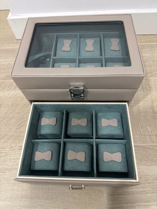 Joyero Beige para 12 Relojes