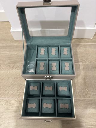 Joyero Beige para 12 Relojes