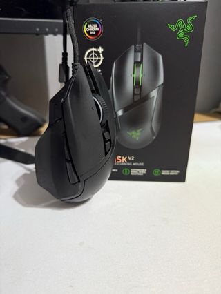 Ratón Razer Basilisk v2 Negro/Verde