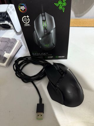 Ratón Razer Basilisk v2 Negro/Verde