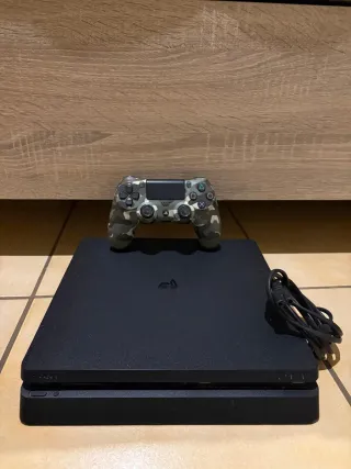 PS4 (PlayStation 4) Negra + Mando Camuflaje + 512G