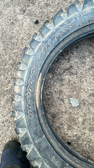 Gomma posteriore moto cross 90/100-14