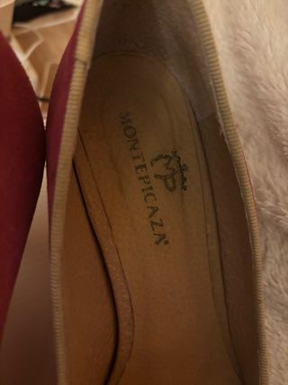 Zapatos Montepicaza Tacon fucsias