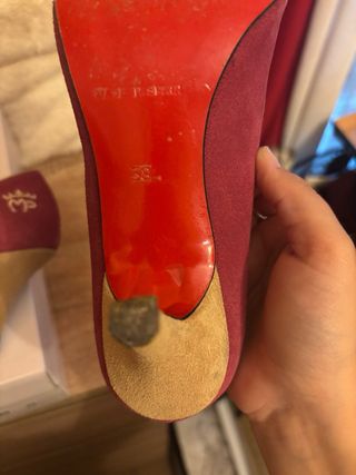 Zapatos Montepicaza Tacon fucsias