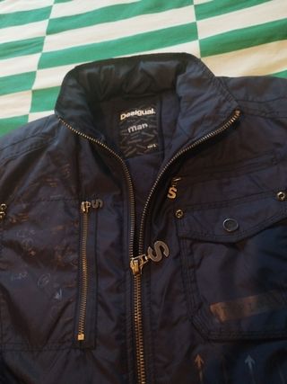 Chaqueta Desigual Azul Talla L