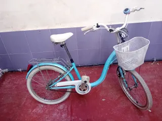 Bicicleta Monty Azul con Cesta