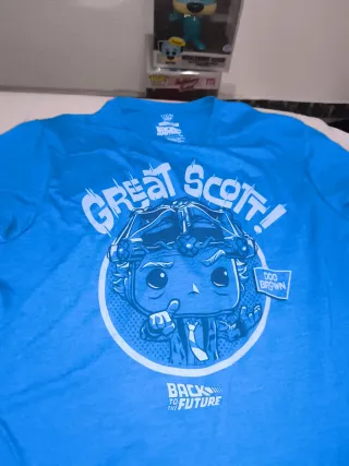 Camiseta Funko Pop Doc Brown Regreso al Futuro