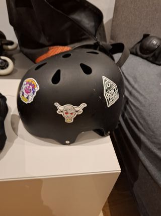 Patines en línea y protecciones