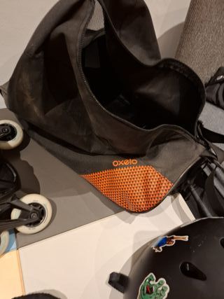 Patines en línea y protecciones