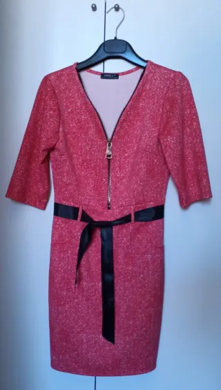 VESTITO DONNA, CON APPLICAZIONE SWAROVSKI