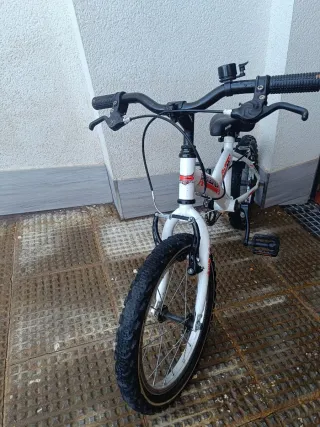 Bicicleta infantil Romester 16 blanca