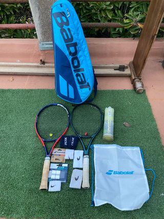 Pack 2 Raquetas Babolat + Mochila + Accesorios