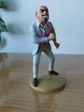 Figura Tintín El Doctor Müller Resina
